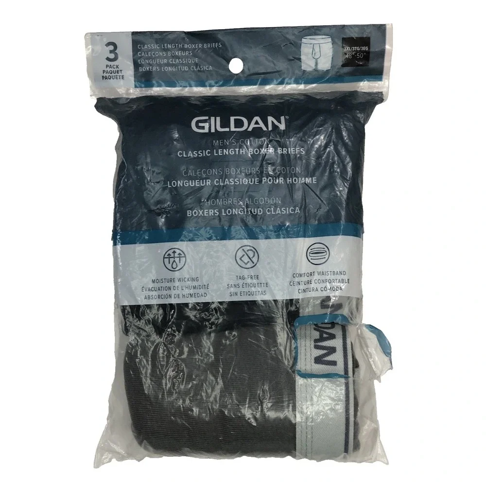 Gildan Boxer Briefs Men's Size 3XL 48'-50
